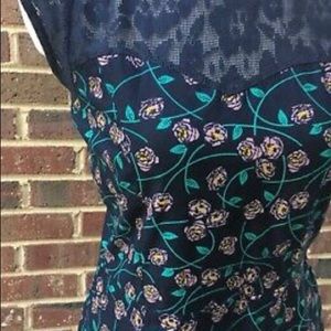 Mata Traders Navy Pencil Dress